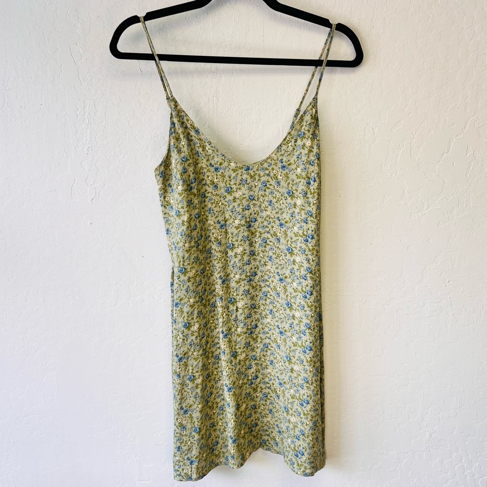 Reformation Green Pistachio Floral Ventura Mini XS